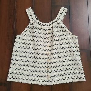 Madewell Scallop Knit Top